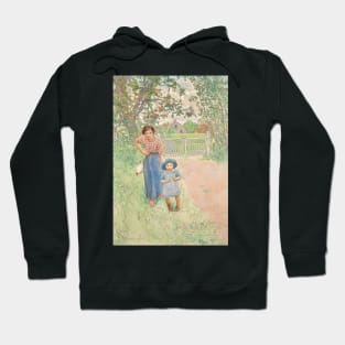 Say Hello to the Gentleman! by Carl Larsson Hoodie